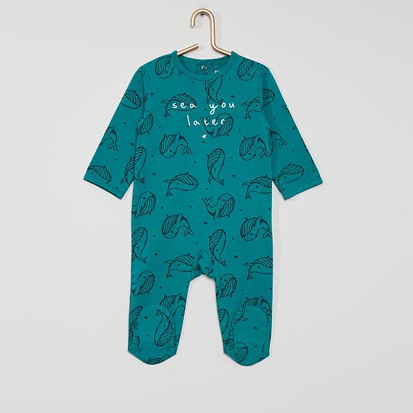 Pyjama Jersey Bebe Garcon Vert Kiabi 5 40