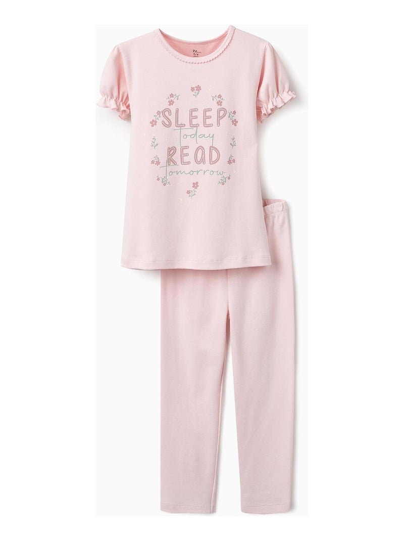 Pyjama jupe en tulle qui brille dans l'obscurité LITERARY WORLD Rose clair - Kiabi