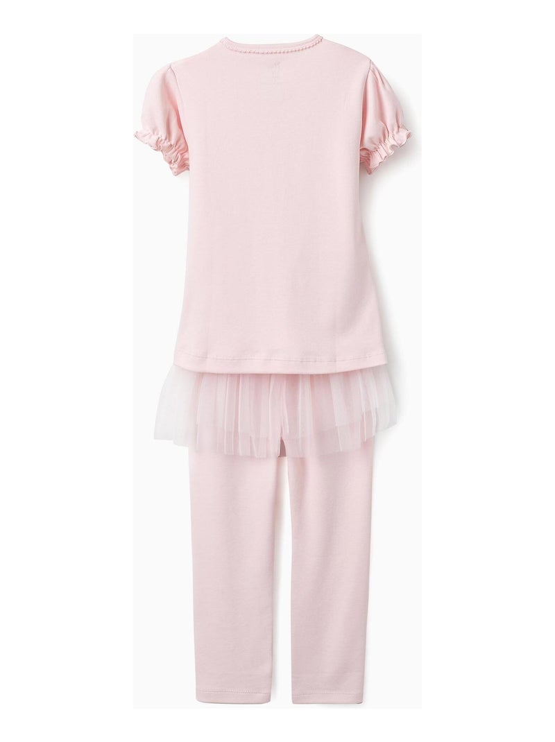 Pyjama jupe en tulle qui brille dans l'obscurité LITERARY WORLD Rose clair - Kiabi