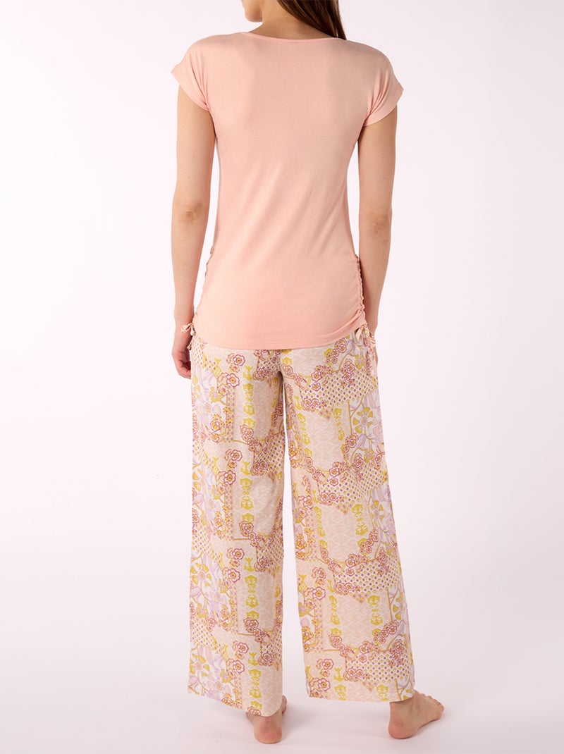 Pyjama   KAWANDI rose - MELISSA BROWN Rose clair - Kiabi