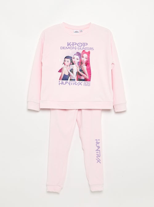 Pyjama 'KPop Demon Hunters' 2 pièces - T-shirt à manches longues + pantalon - Kiabi