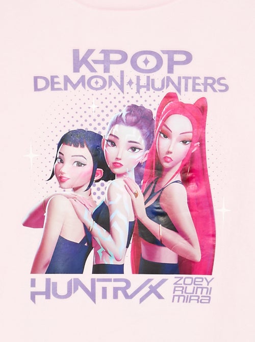 Pyjama 'KPop Demon Hunters' 2 pièces - T-shirt à manches longues + pantalon - Kiabi