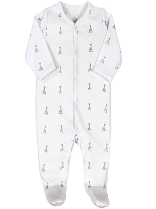 Pyjama Léger Blanc Sophie La Girafe (1 Mois) - Kiabi