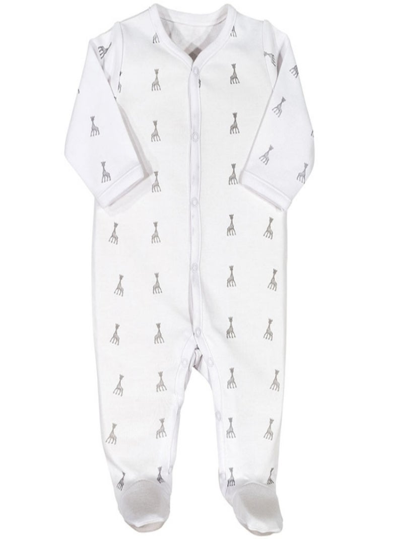 Pyjama Léger Blanc Sophie La Girafe (1 Mois) Blanc - Kiabi