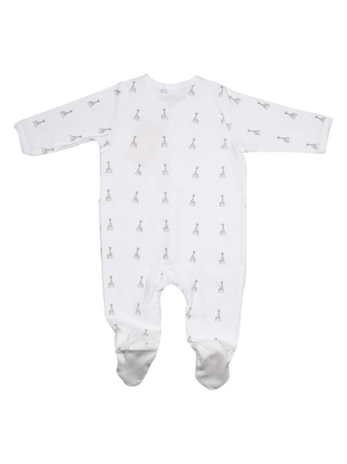 Pyjama léger blanc Sophie la girafe (3 mois) - Kiabi