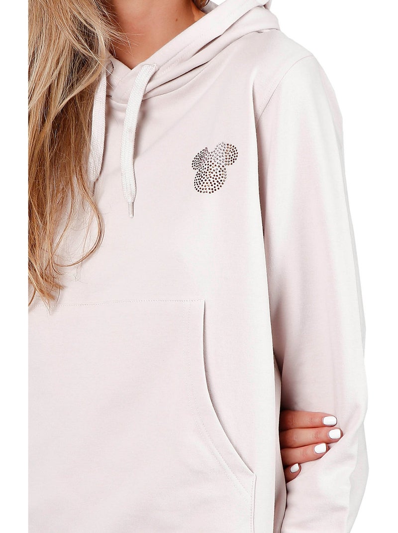 Pyjama legging sweat capuche Minnie Soft Disney Ecru - Kiabi