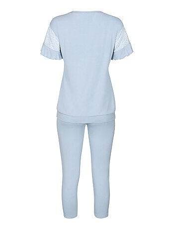 Pyjama leggings top manches courtes Smooth