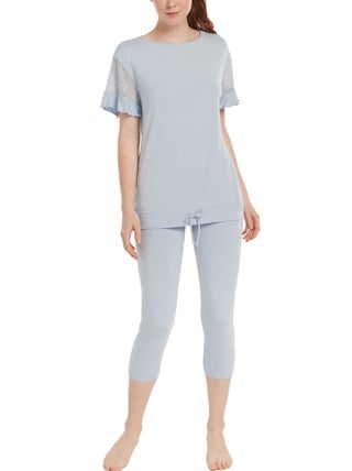 Pyjama leggings top manches courtes Smooth