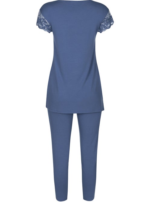 Pyjama leggings tunique manches courtes Juliette - Kiabi