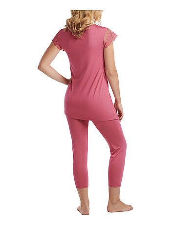 Pyjama leggings tunique manches courtes Juliette