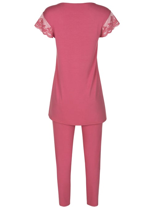 Pyjama leggings tunique manches courtes Juliette - Kiabi