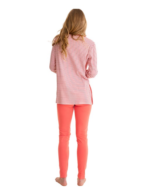 Pyjama leggings tunique manches longues INFINITY - Kiabi Pyjama leggings tunique manches longues INFINITY - Kiabi