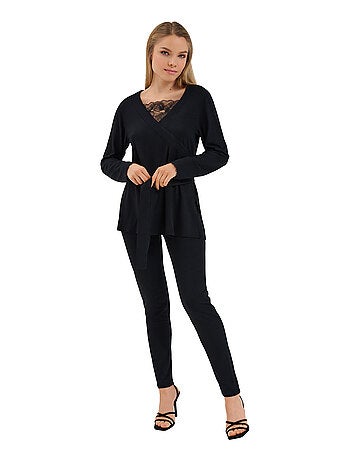 Pyjama leggings tunique manches longues Sympathy