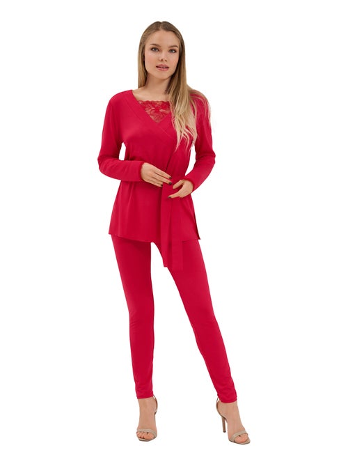 Pyjama leggings tunique manches longues Sympathy - Kiabi