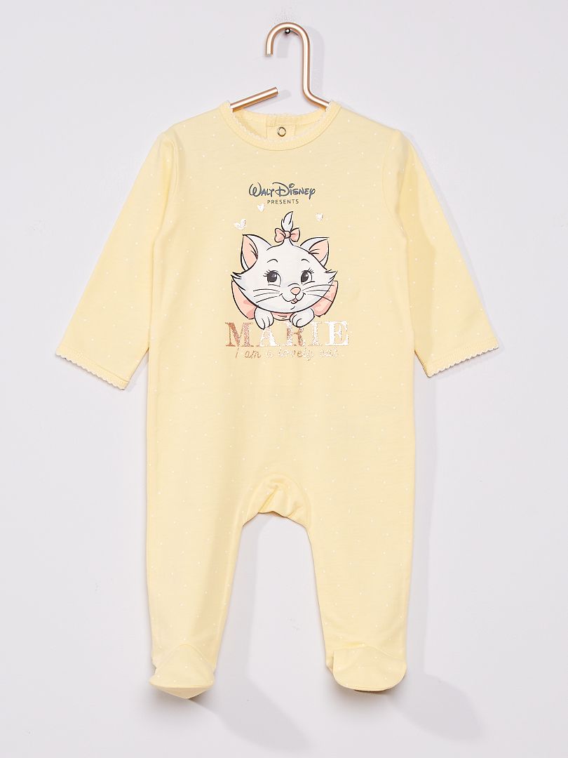 Pyjama 'Les Aristochats' de 'Disney' jaune - Kiabi