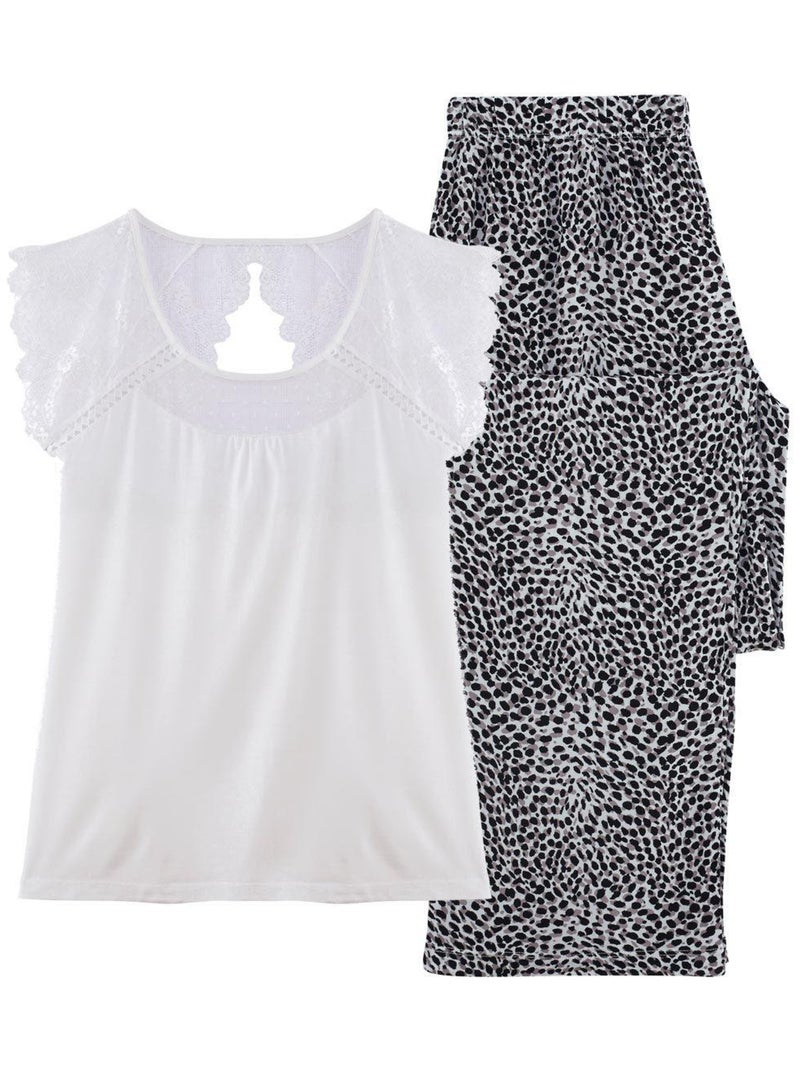 Pyjama LIBERTE - Pomm'Poire Noir - Kiabi