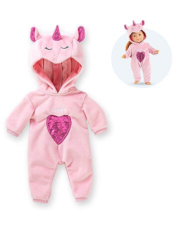 Pyjama Licorne Rose pour poupée ma Corolle