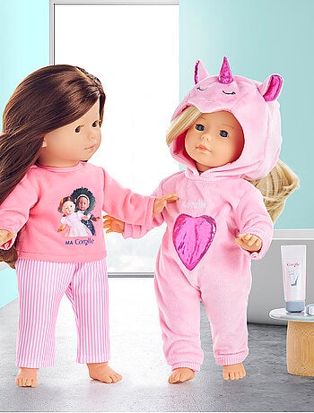 Pyjama Licorne Rose pour poupée ma Corolle