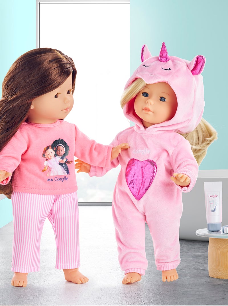 Pyjama Licorne Rose pour poupée ma Corolle N/A - Kiabi