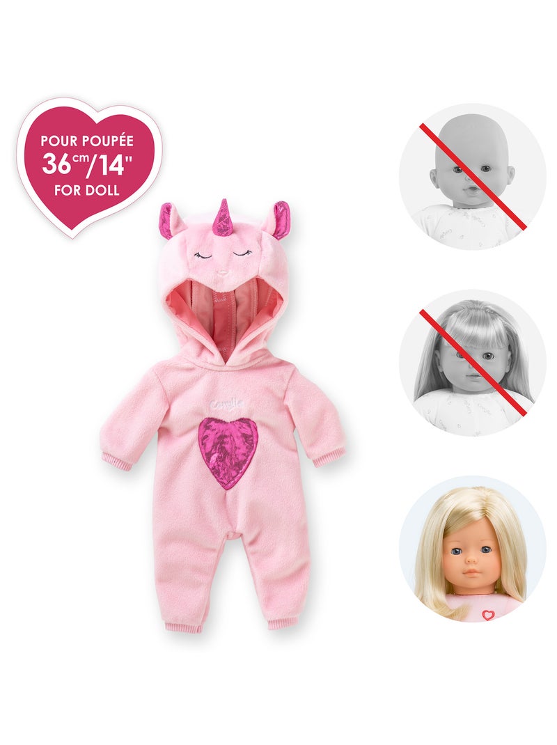 Pyjama Licorne Rose pour poupée ma Corolle N/A - Kiabi