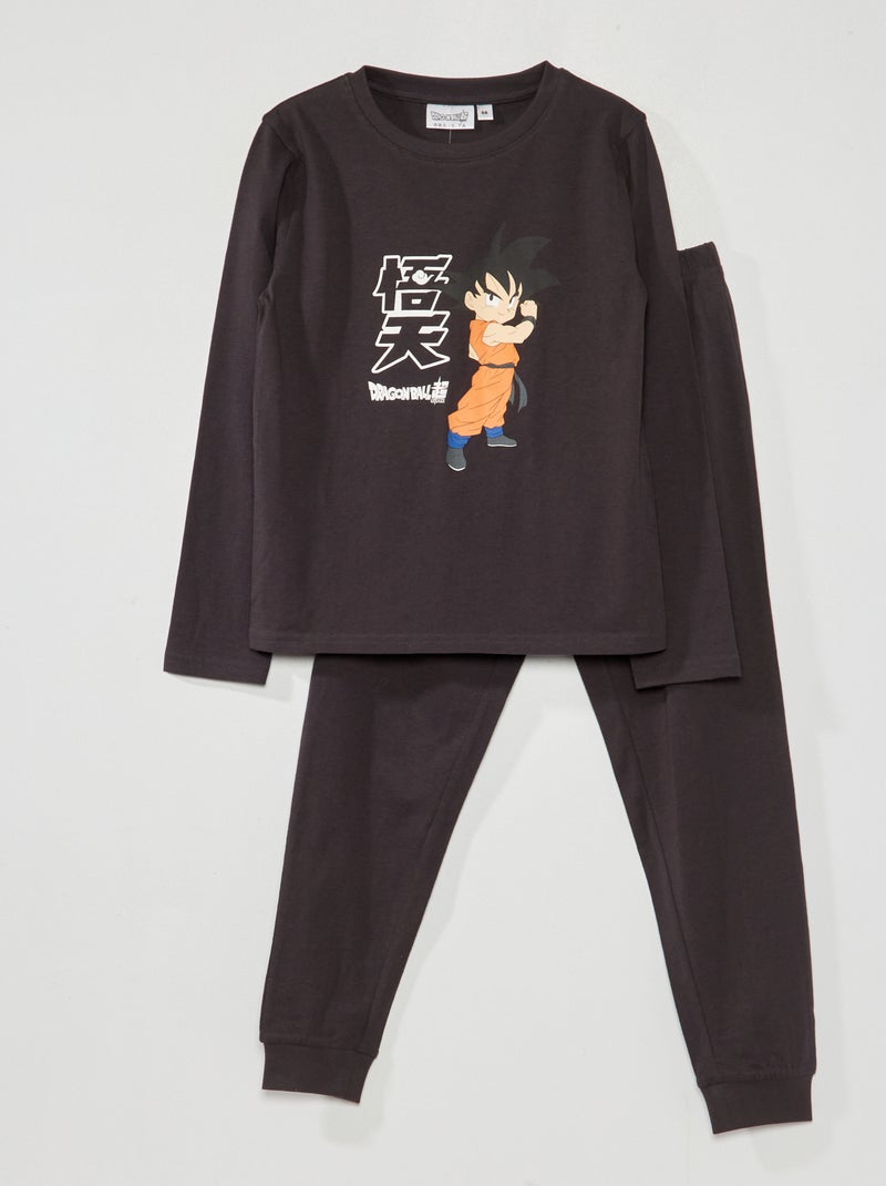 Pyjama long - 'Dragon Ball Z' - 2 pièces Gris foncé - Kiabi