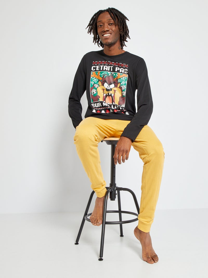 Sweat Looney Tunes Femme – Jaune – Taille XS – Imprimé Graphique – Très Bon état