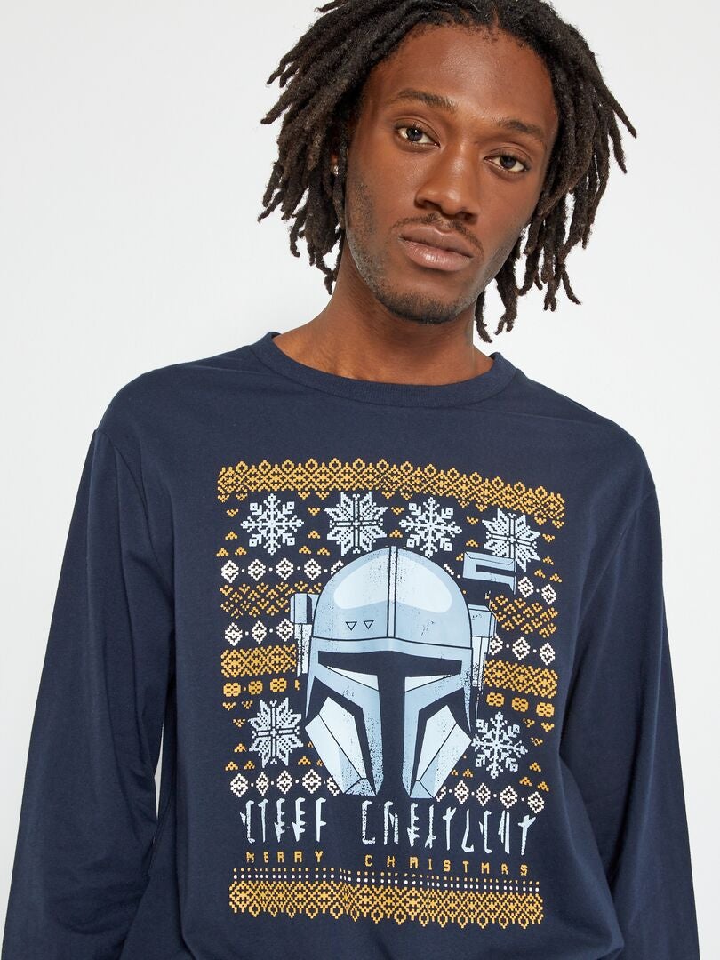Pyjama long - imprimé 'Star Wars' - 2 pièces Bleu marine - Kiabi