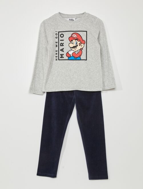 Pyjama long - 'Super Mario' - 2 pièces - Kiabi