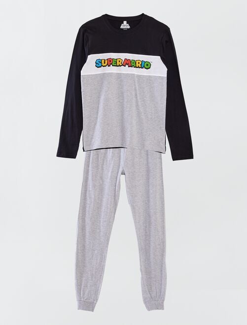 Pyjama long - 'Super Mario' - 2 pièces - Kiabi
