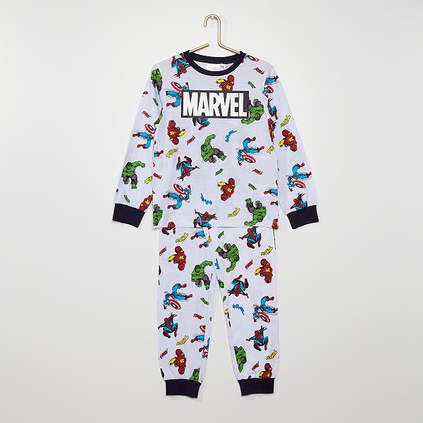 Pyjama Long 2 Pieces Avengers Garcon Bleu Kiabi 14 00