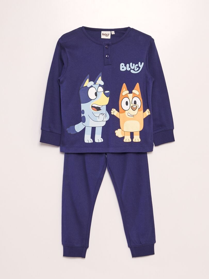 Pyjama long 2 pièces 'Bluey' Bleu marine - Kiabi