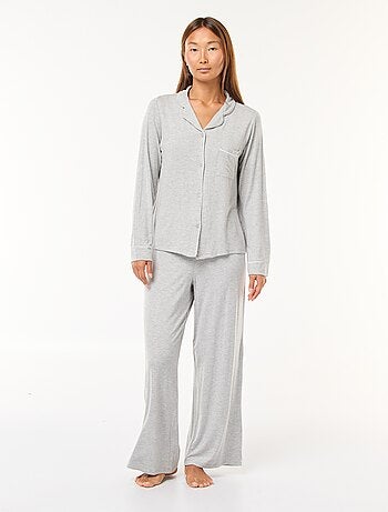 Pyjama long 2 pièces chemise + pantalon - 2 pièces