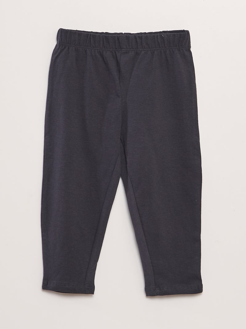 Pyjama long 2 pièces imprimé Blanc foot - Kiabi