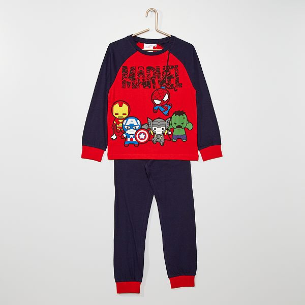 Pyjama Long 2 Pieces Marvel Garcon Rouge Kiabi 14 00