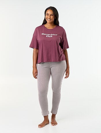 Pyjama long 2 pièces rayé