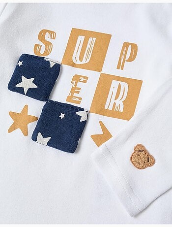 Pyjama long à motif d'étoiles