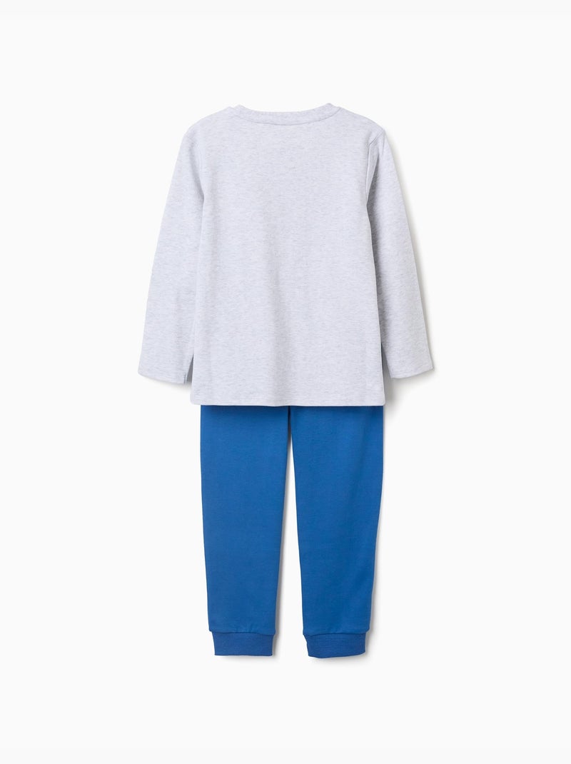 Pyjama long avec imprimé Spider-Man qui brille dans le noir Gris clair - Kiabi