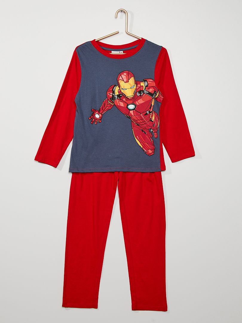 Pyjama long 'Avengers' rouge - Kiabi