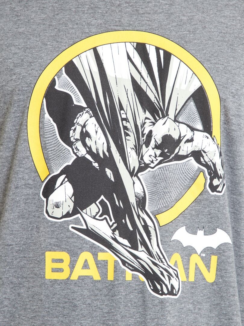 Pyjama long 'Batman' - 2 pièces gris - Kiabi