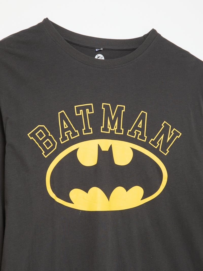 Pyjama long 'Batman' 'DC Comics' - 2 pièces Noir - Kiabi