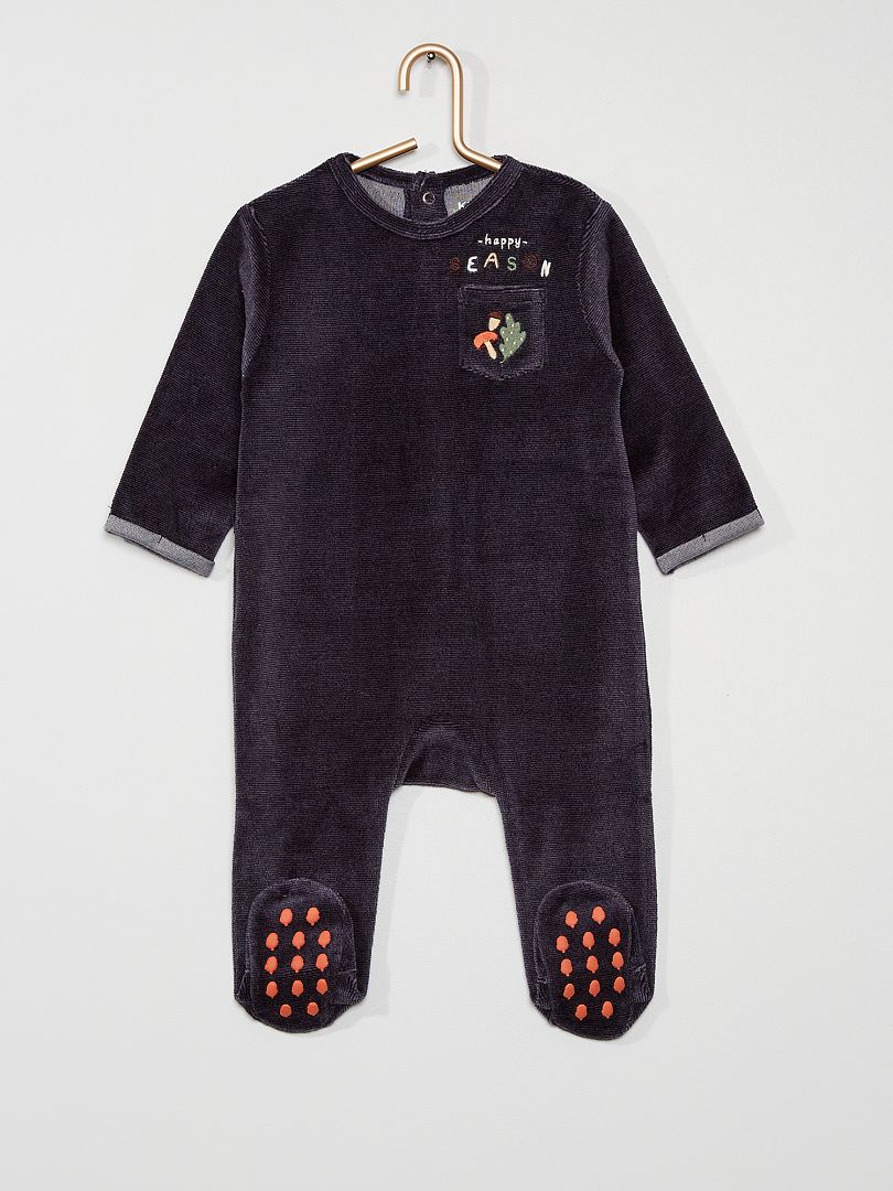 Pyjama Long Garçon En Coton Bleu – Motif Jeu Vidéo, Manches Longues, Taille élastique – Tailles 9-16 Ans