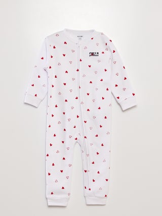 Pyjama long chaud 'Amour'