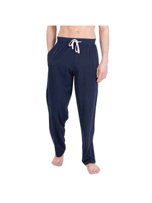 Pyjama long col ouvert homme coton issu de l'agriculture biologique - Kiabi