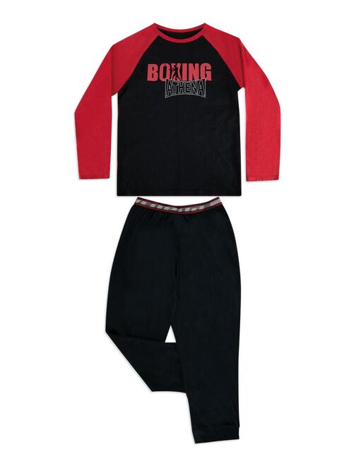 Pyjama long col rond garçon Boxing - Kiabi