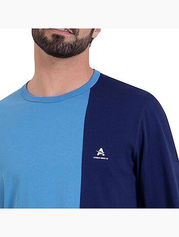 Pyjama long col rond homme Ecopack Athena