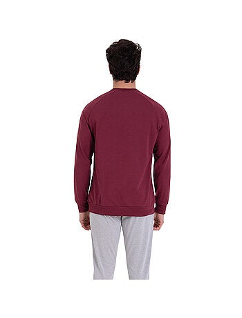 Pyjama long col rond homme Sport Athena