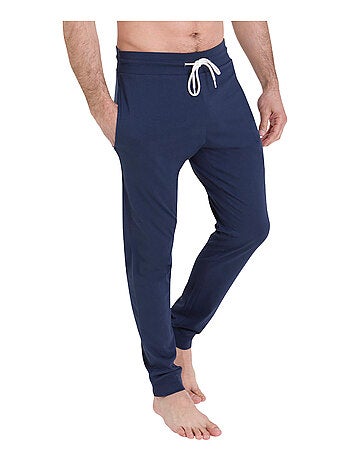 Pyjama long col rond homme Waffle Athena