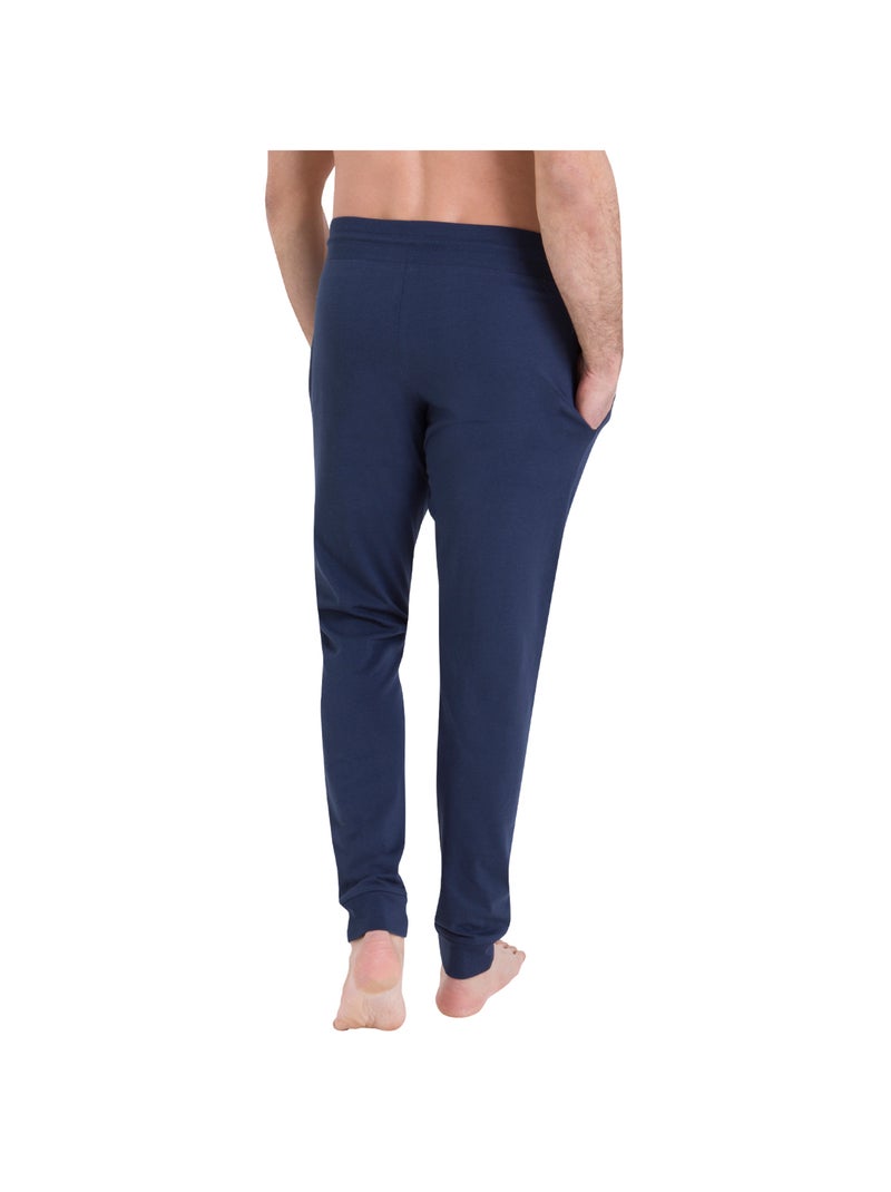 Pyjama long col rond homme Waffle Athena Bleu - Kiabi