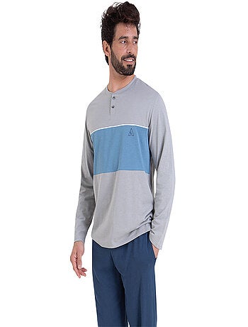 Pyjama long col tunisien homme Chic Athena