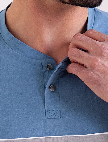 Pyjama long col tunisien homme Chic Athena